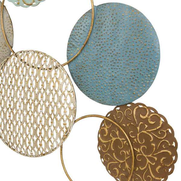 World Menagerie Orly Metal Modern Abstract Circles Wall Decor & Reviews